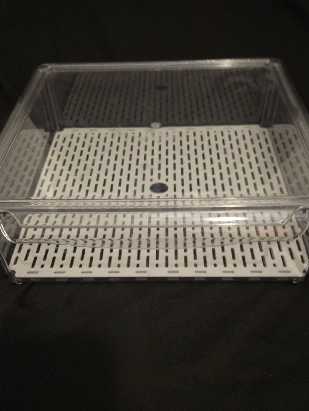 Clear Refrigerator Storage Organizer Bin Set - Transparent Kitchen Storage